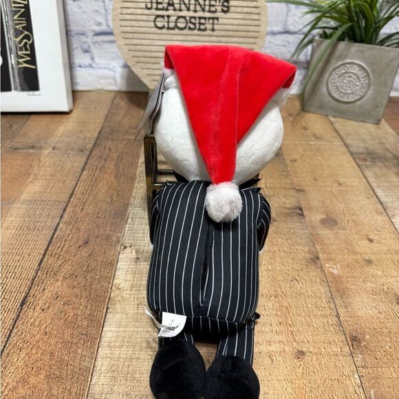 The Nightmare Before Christmas Jack Skellington Message Fan Plush nwt - Picture 6 of 11